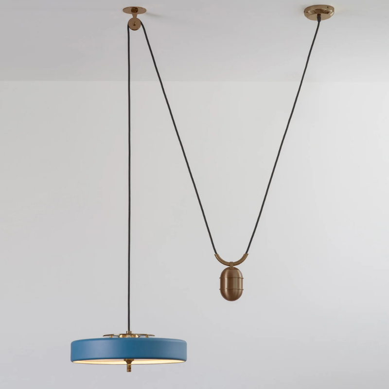 Bert Frank Revolve Rise & Fall Pendant Light | All Square Lighting