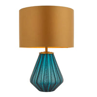 Seren Aqua Glass Table Lamp