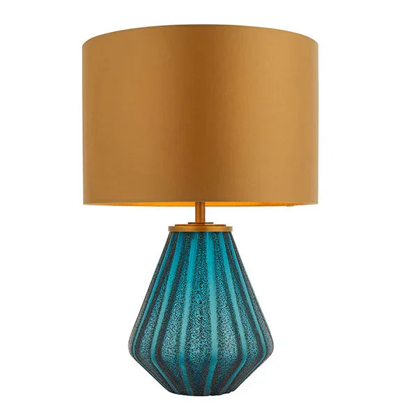 Seren Aqua Glass Table Lamp