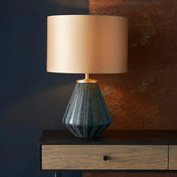 Seren Aqua Glass Table Lamp