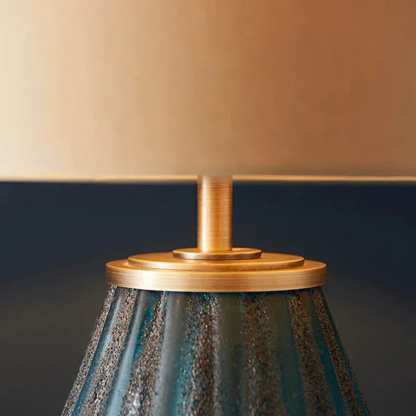 Seren Aqua Glass Table Lamp