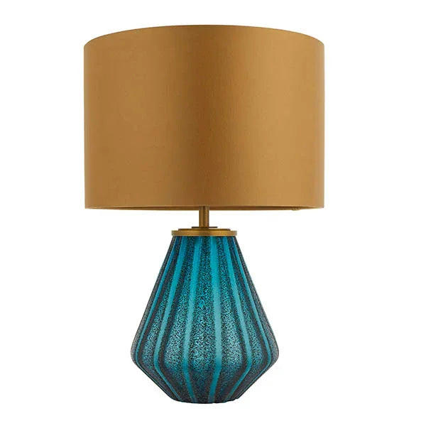 Seren Aqua Glass Table Lamp