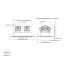 Eyeconic Twin Recessed Trimless Adjustable Downlight