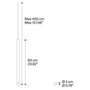 Lodes A-Tube Nano Medium Pendant Light | All Square Lighting