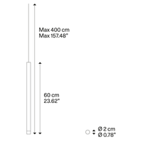 Lodes A-Tube Nano Medium Pendant Light | All Square Lighting