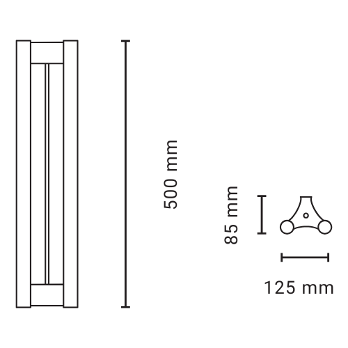 Lia Sconce 50 Wall Light