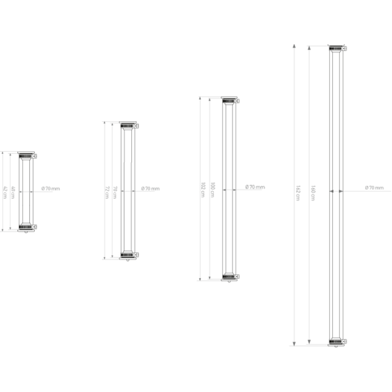 In The Tube 360° Wall Light