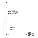 Lodes A-Tube Nano Small Pendant Light | All Square Lighting