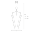 RUBN Angel 3 500 Pendant Light | All Square Lighting