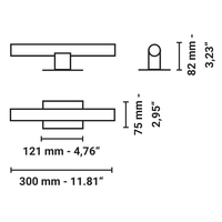Nea 30 Plate Wall Light