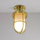 Original BTC Miniature Ship’s Well Glass 7204 Ceiling Light | All Square Lighting