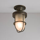 Original BTC Miniature Ship’s Well Glass 7204 Ceiling Light | All Square Lighting