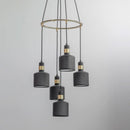 Bert Frank Riddle Cluster 5 Pendant Light | All Square Lighting