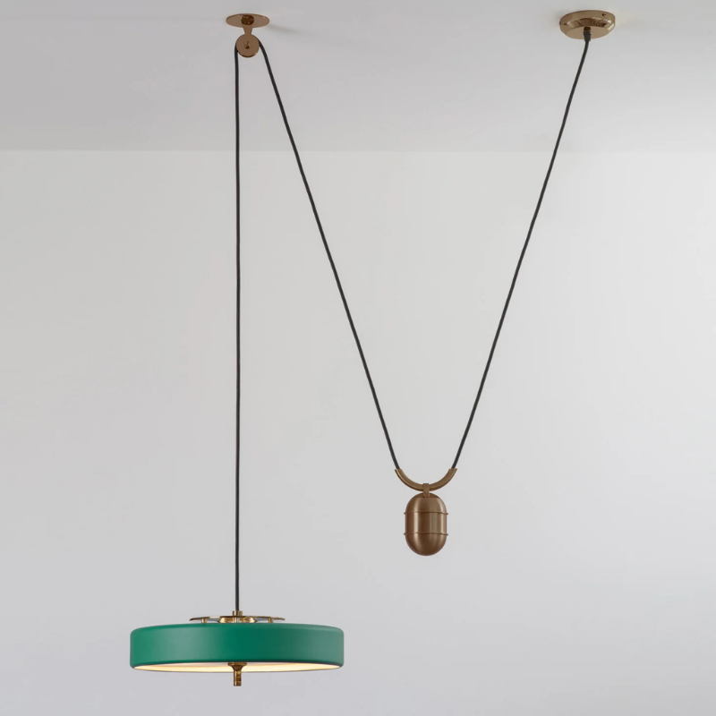 Bert Frank Revolve Rise & Fall Pendant Light | All Square Lighting