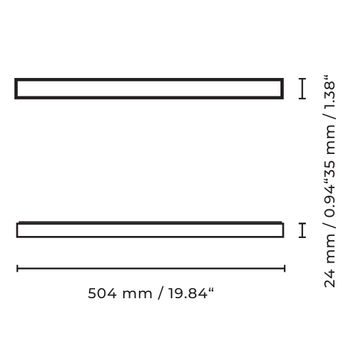 Sim Small 50 Wall Light