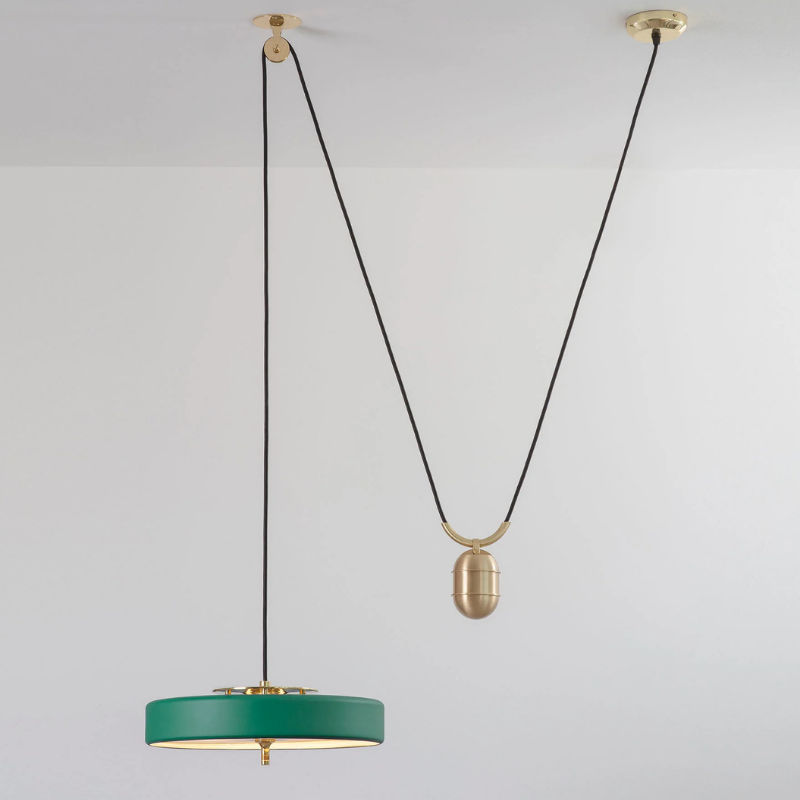 Bert Frank Revolve Rise & Fall Pendant Light | All Square Lighting