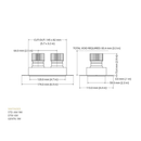 Eyeconic Twin Recessed Trimless Fixed Downlight