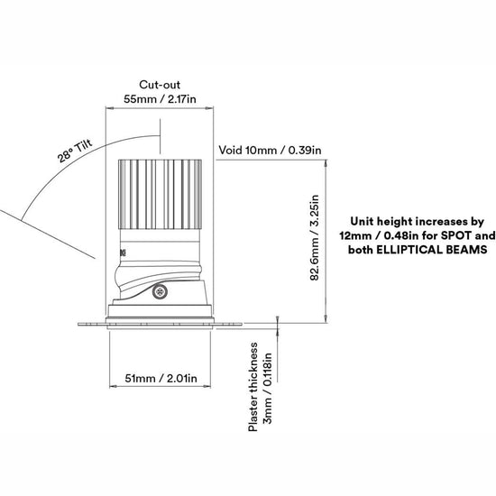 Camber Mini Adjustable Downlight