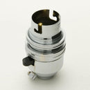 100% Light UK BC Switched Metal Lampholder | All Square Lighting