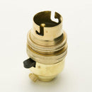 100% Light UK BC Switched Metal Lampholder | All Square Lighting
