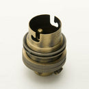 100% Light UK BC Unswitched Metal Lampholder | All Square Lighting