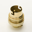 100% Light UK BC Unswitched Metal Lampholder | All Square Lighting