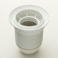 100% Light UK ES Threaded Plastic Lampholder | All Square Lighting