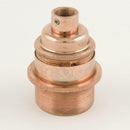 100% Light UK ES Threaded Metal Lampholder | All Square Lighting