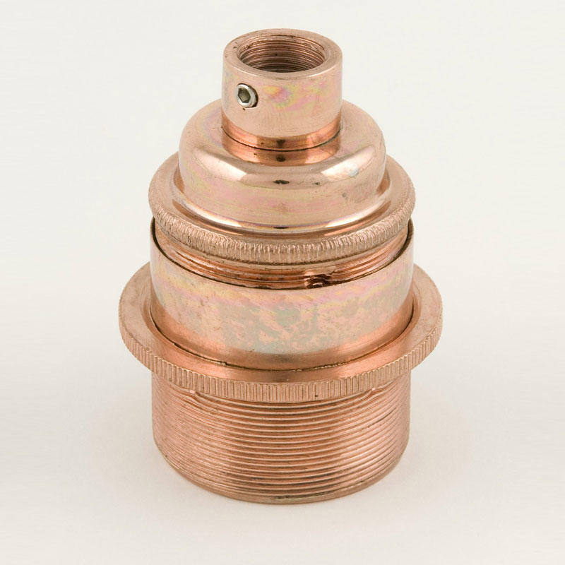 100% Light UK ES Threaded Metal Lampholder | All Square Lighting