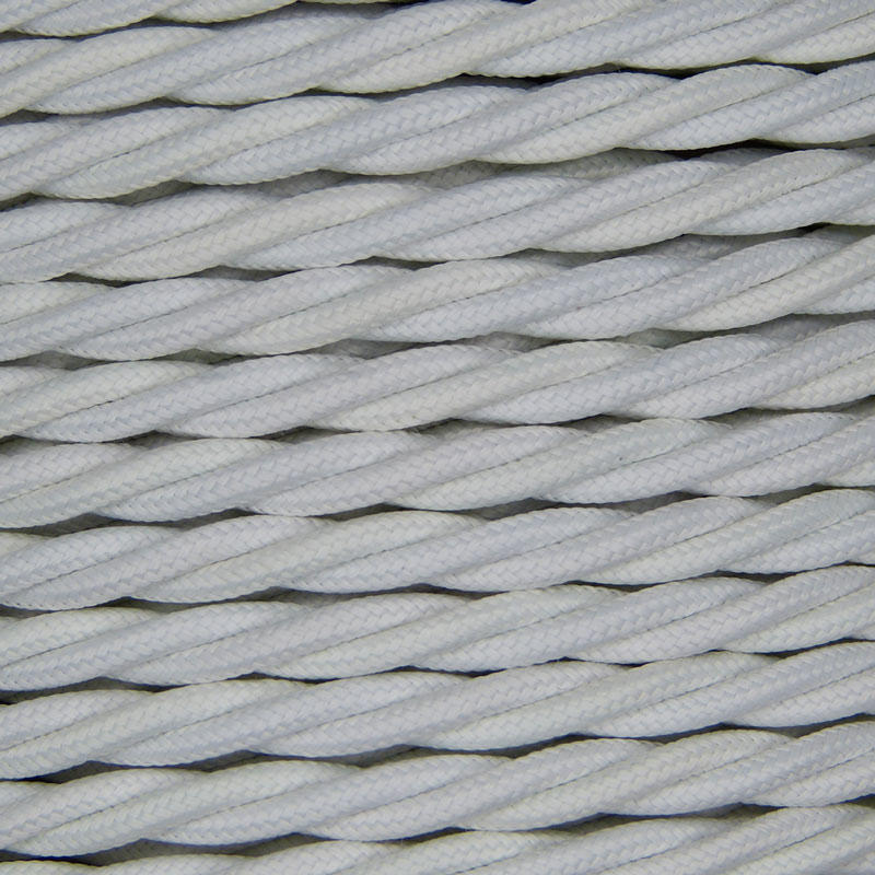 100% Light UK Twisted Braided Flex | All Square Lighting