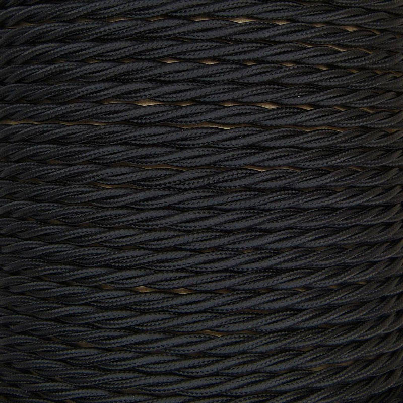 100% Light UK Twisted Braided Flex | All Square Lighting