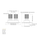 Eyeconic Twin Recessed Trimless Fixed Downlight