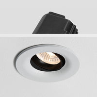 100% Light UK Sphere Baffled Adjustable LED Fire Rated Downlight | All Square Lighting
