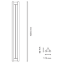 Lia Sconce 100 Wall Light