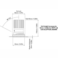 True Mini Adjustable Downlight