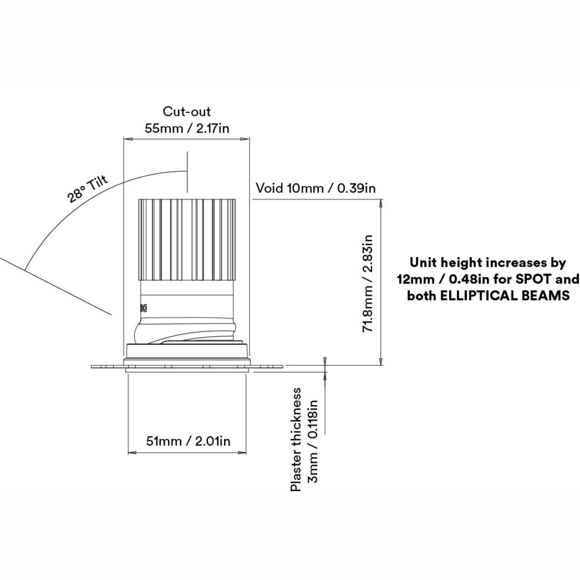True Mini Adjustable Downlight