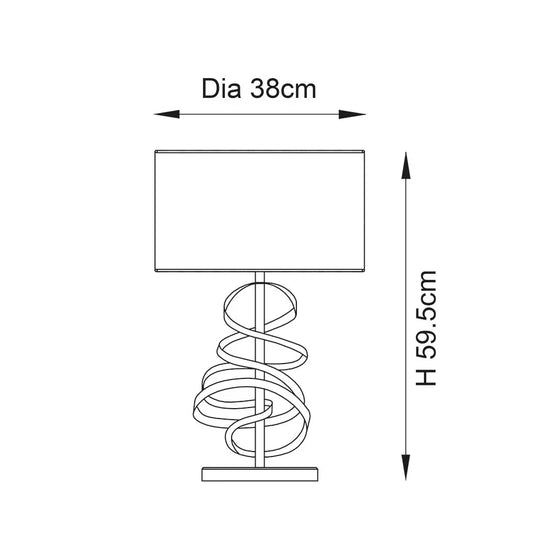 Aurora Ribbon Table Lamp
