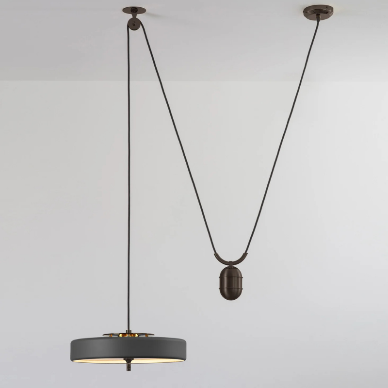 Bert Frank Revolve Rise & Fall Pendant Light | All Square Lighting