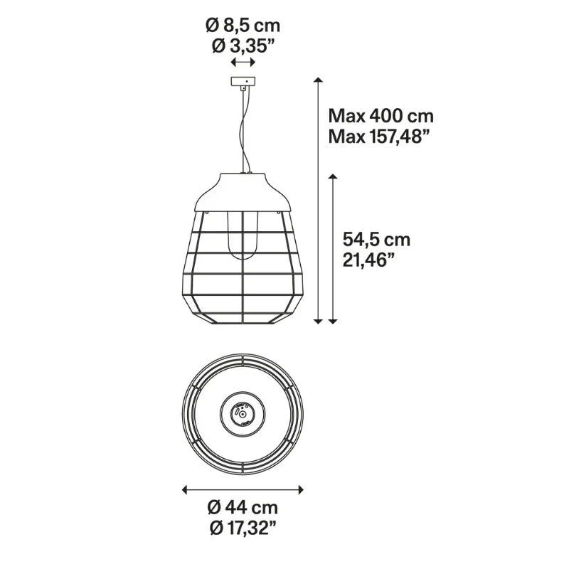 Stich Medium Outdoor Pendant Light