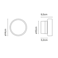 Marset Roc Wall Light | All Square Lighting