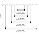 In The Tube 360° Horizontal Pendant Light