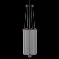 Nektar 6 Frosted Pendant Light