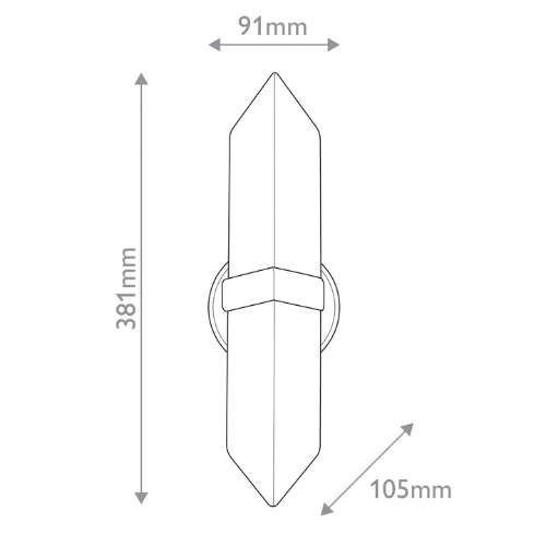 Valencia 2 Wall Light