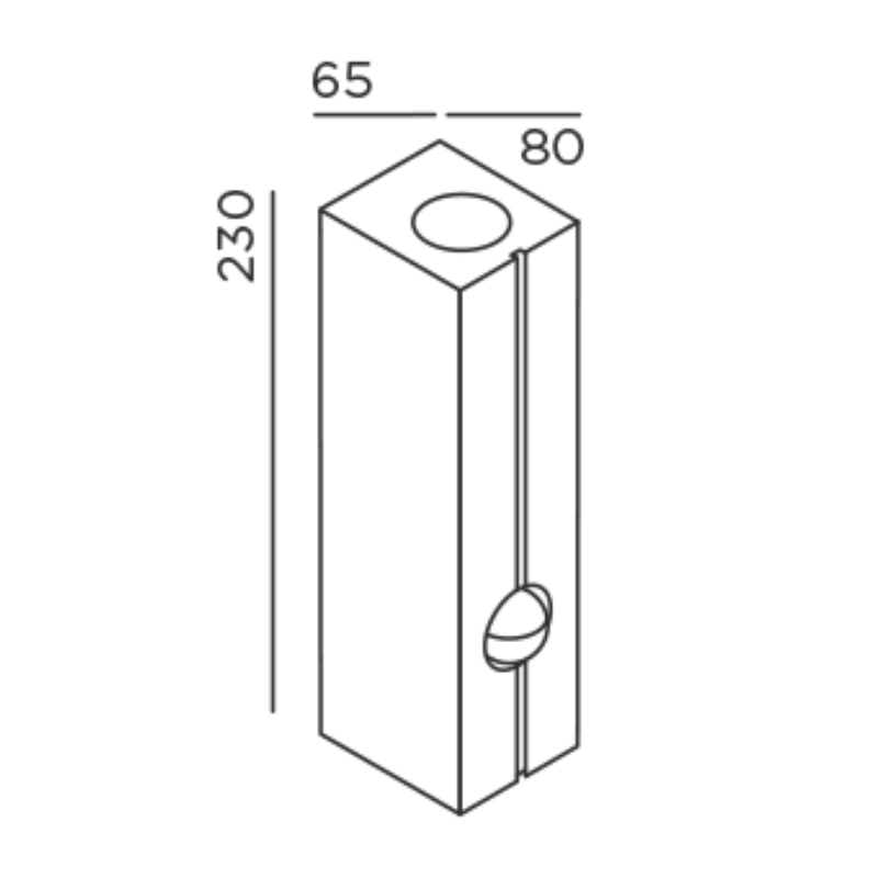 Cut Control Wall Light