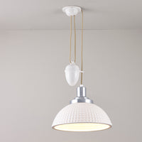 Original BTC Cosmo Dimple Rise & Fall Pendant Light | All Square Lighting
