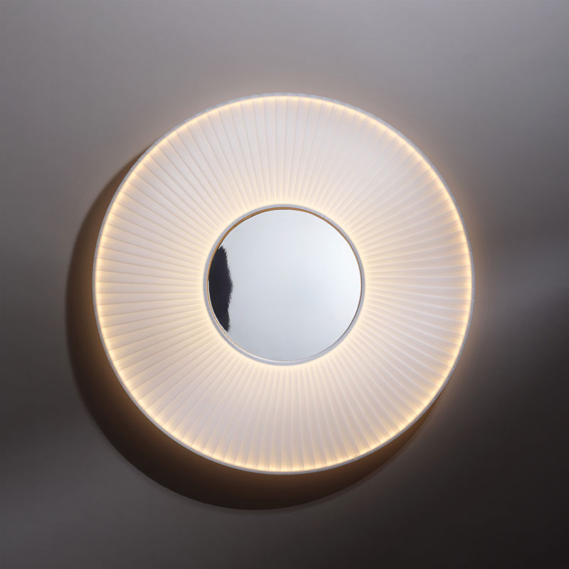 10 HEURES 10 Iris 80 Mirror Wall Light | All Square Lighting
