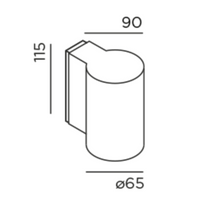 IP44.de Scap Down Wall Light | All Square Lighting