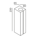 IP44.de Cut Wall Light | All Square Lighting