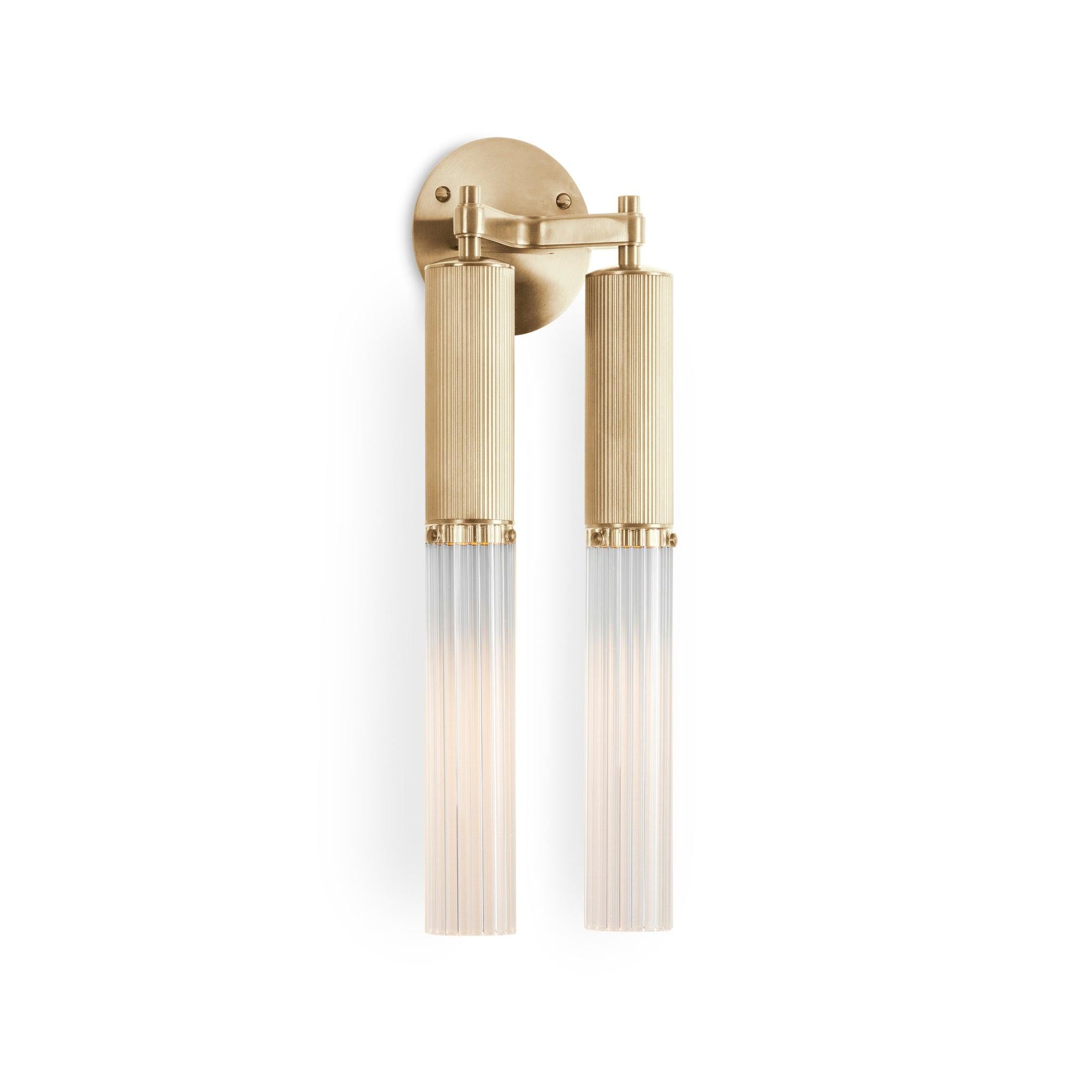 J.Adams & Co Flume Double Wall Light | All Square Lighting
