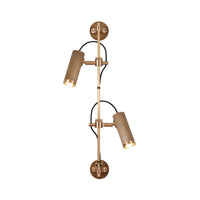 J.Adams & Co Spot Double Rail Wall Light | All Square Lighting